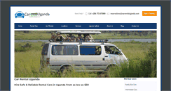 Desktop Screenshot of carrentaluganda.com