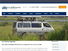 Tablet Screenshot of carrentaluganda.com
